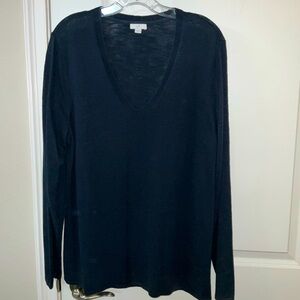J. Jill V-Neck Lightweight Sweater